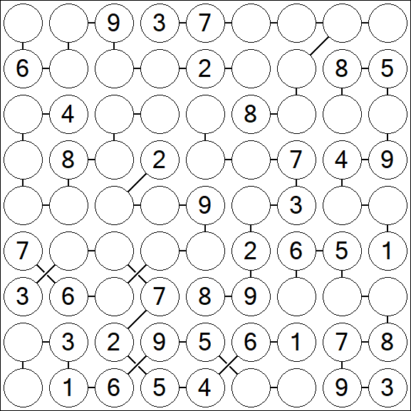 Chain Sudoku - Medium