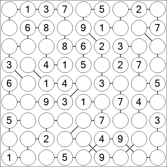 Chain Sudoku - Medium