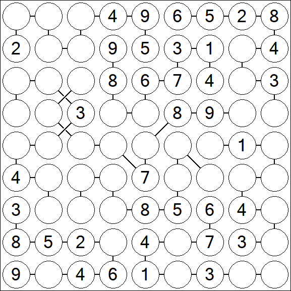 Chain Sudoku - Medium