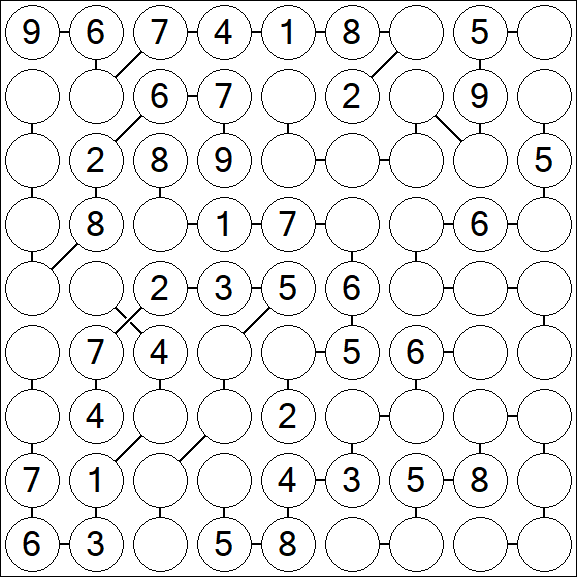 Chain Sudoku - Medium