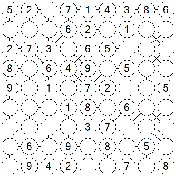 Chain Sudoku - Medium