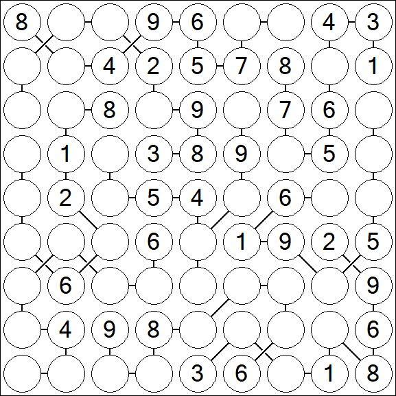 Chain Sudoku - Medium