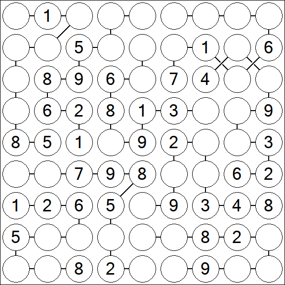 Chain Sudoku - Medium