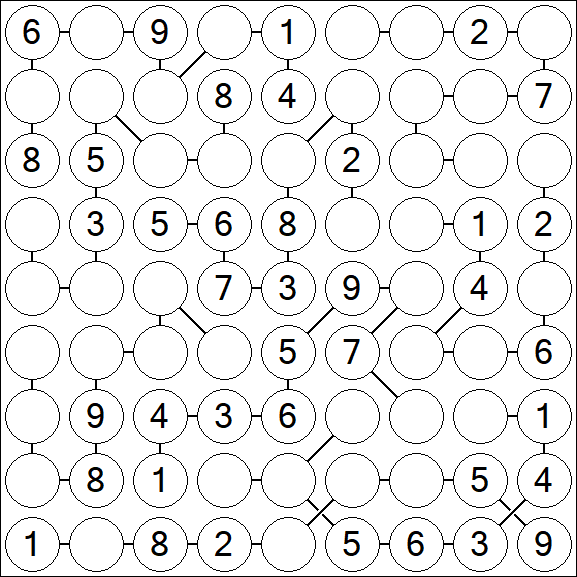 Chain Sudoku - Medium