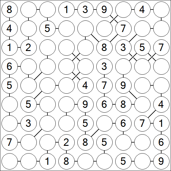Chain Sudoku - Medium