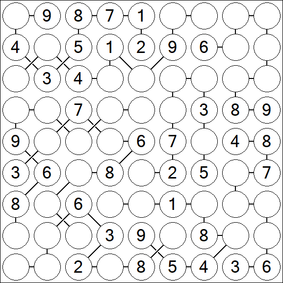 Chain Sudoku - Medium