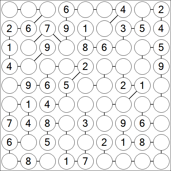 Chain Sudoku - Medium