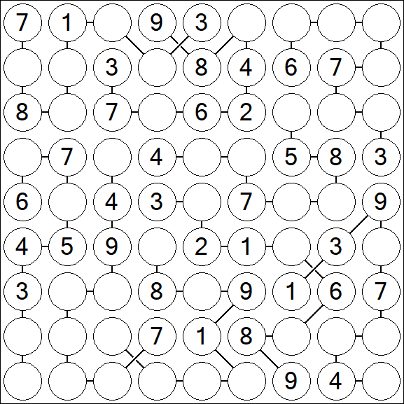 Chain Sudoku - Medium