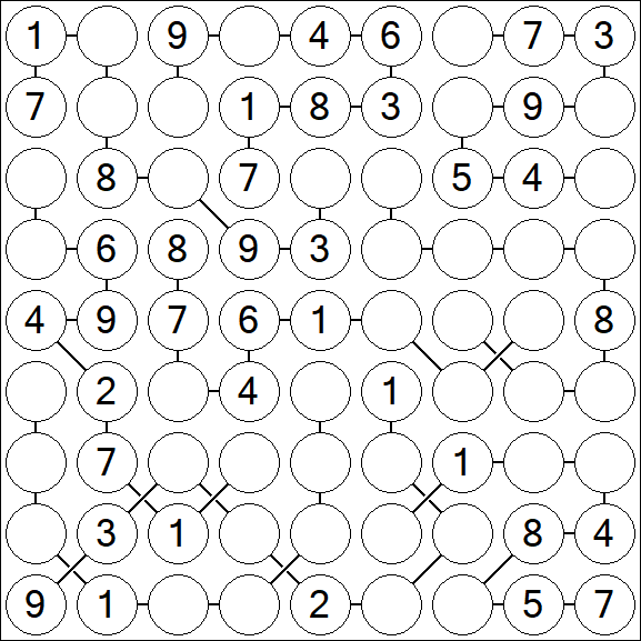 Chain Sudoku - Medium
