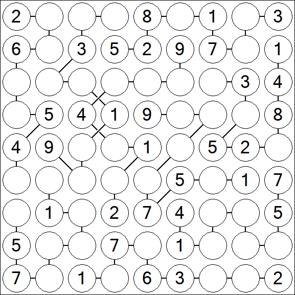 Chain Sudoku - Medium