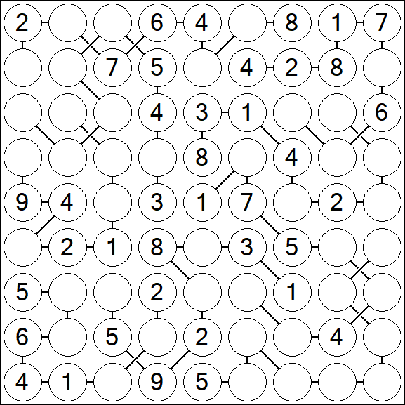 Chain Sudoku - Medium