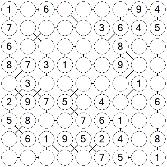 Chain Sudoku - Medium