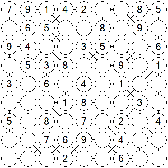 Chain Sudoku - Medium