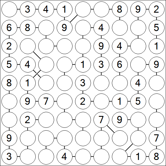 Chain Sudoku - Medium