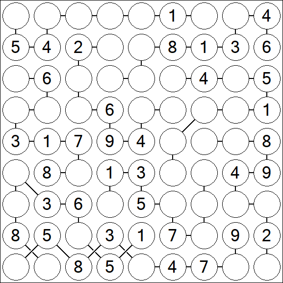 Chain Sudoku - Medium