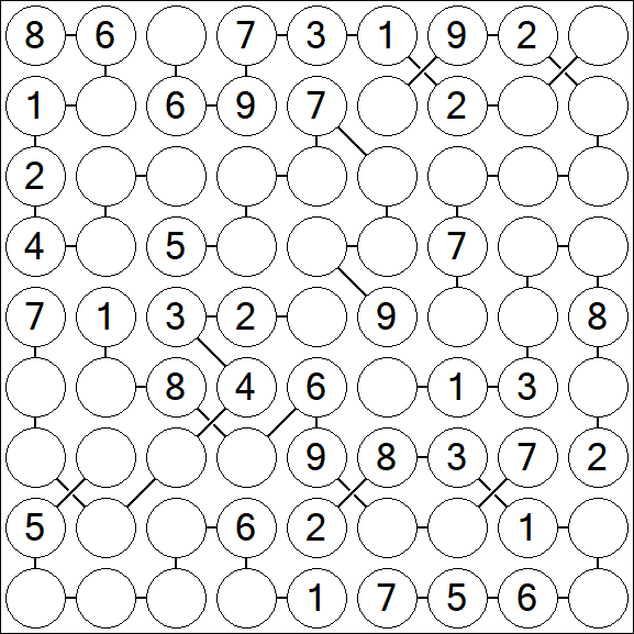 Chain Sudoku - Medium