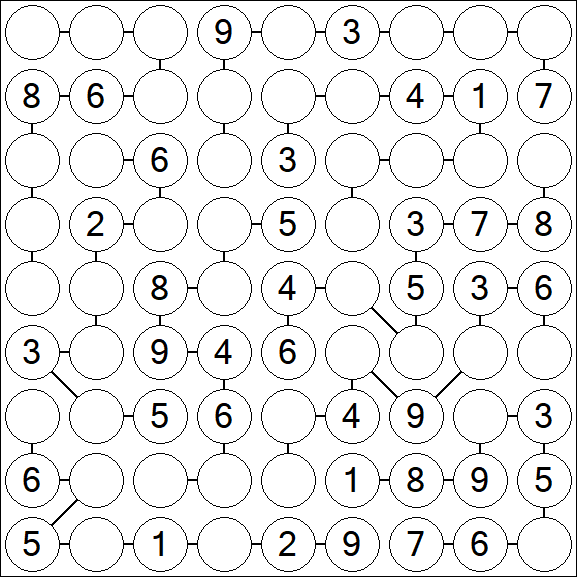 Chain Sudoku - Medium