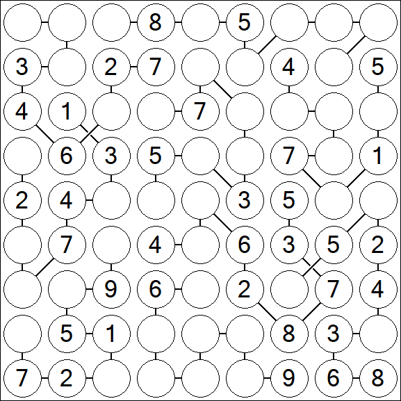 Chain Sudoku - Medium