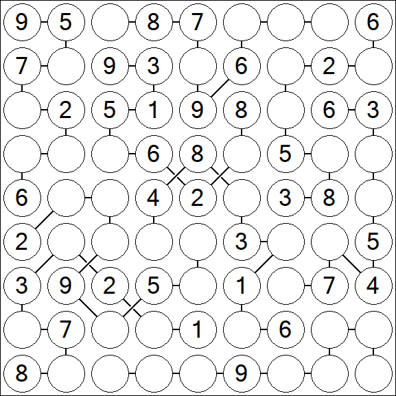Chain Sudoku - Medium