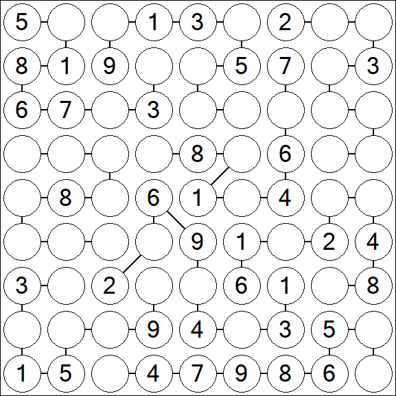 Chain Sudoku - Medium