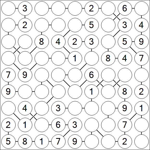 Chain Sudoku - Medium