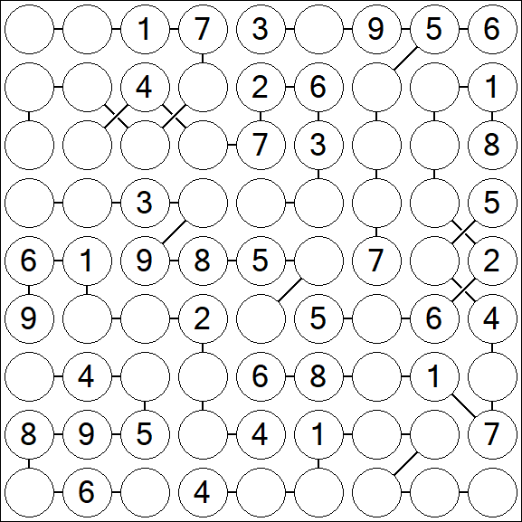 Chain Sudoku - Medium