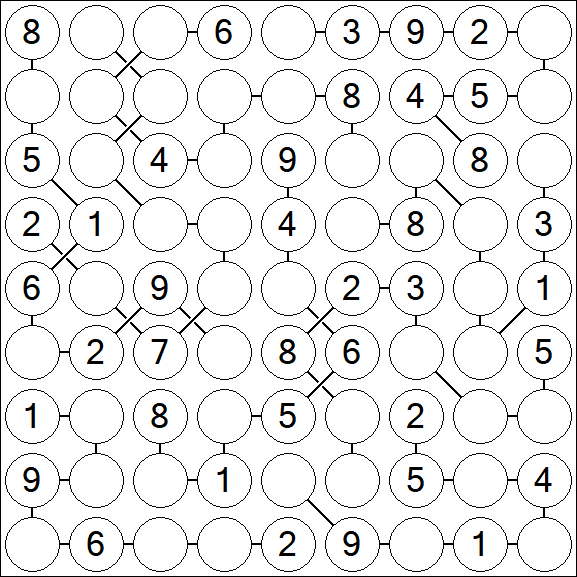 Chain Sudoku - Medium