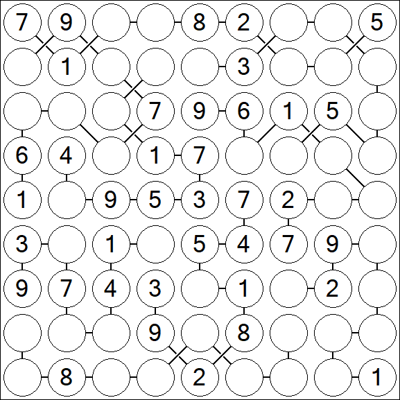 Chain Sudoku - Medium