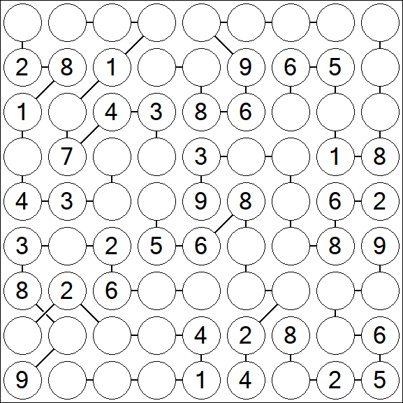 Chain Sudoku - Medium