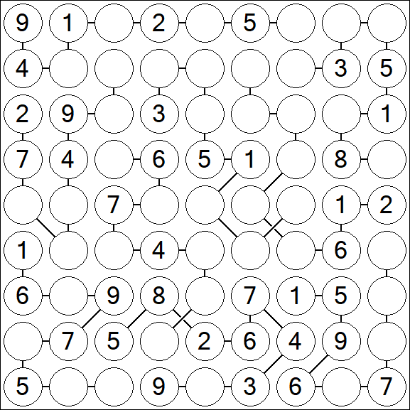 Chain Sudoku - Medio