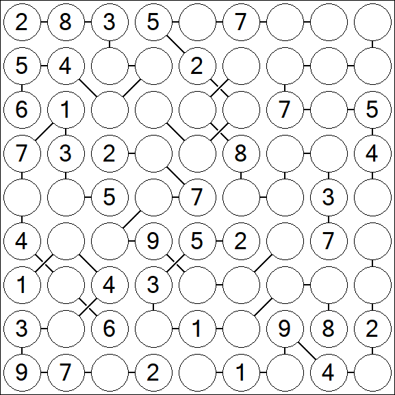Chain Sudoku - Medio
