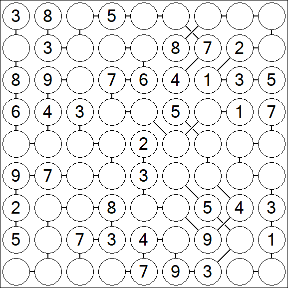 Chain Sudoku - Mittel