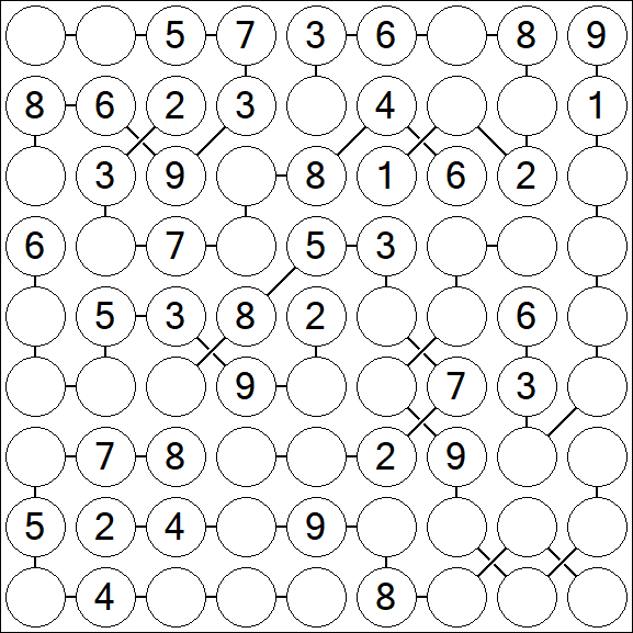 Chain Sudoku - Moyen