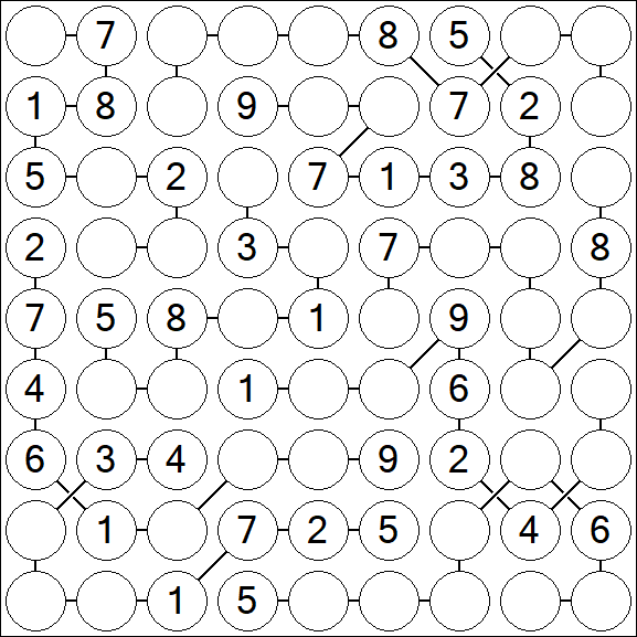 Chain Sudoku - Medio