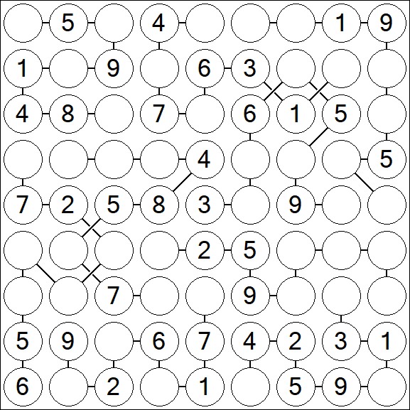 Chain Sudoku - Mittel