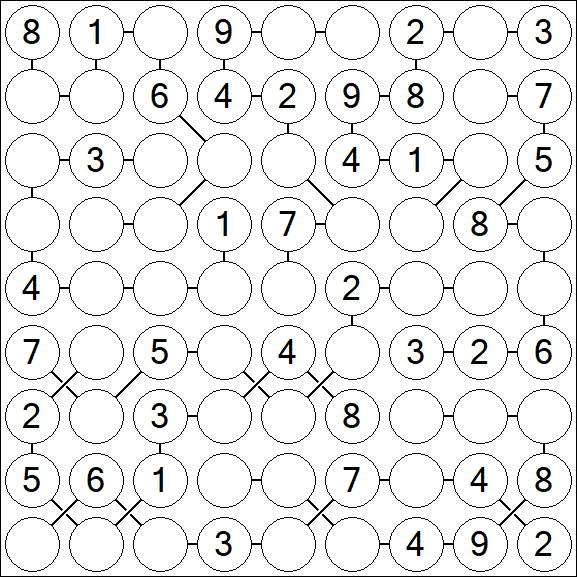 Chain Sudoku - Medio