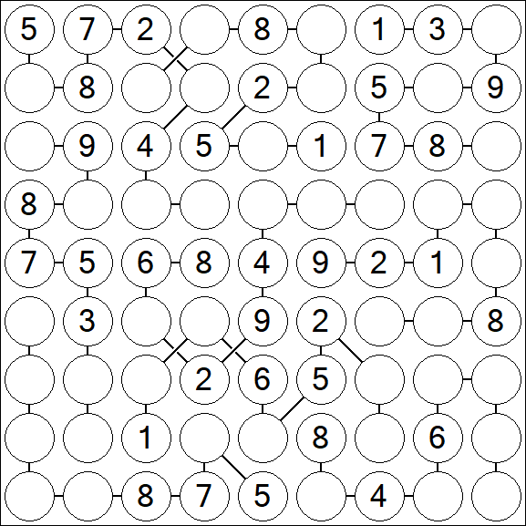 Chain Sudoku - Medio