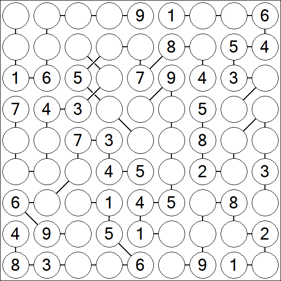 Chain Sudoku - Medio