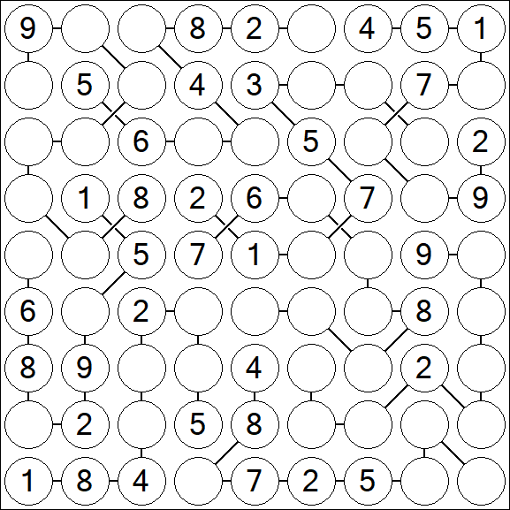 Chain Sudoku - Medio