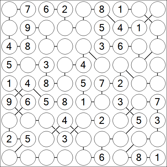 Chain Sudoku - Medio