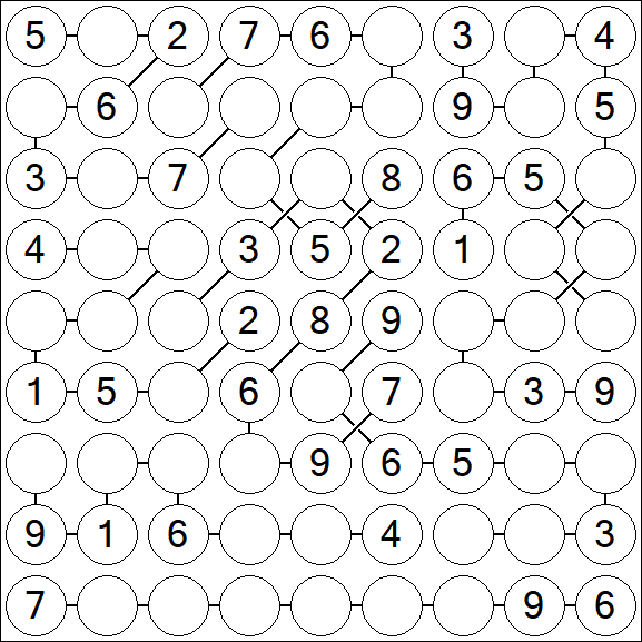Chain Sudoku - Medio