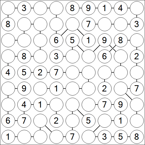 Chain Sudoku - Moyen