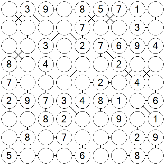 Chain Sudoku - Moyen