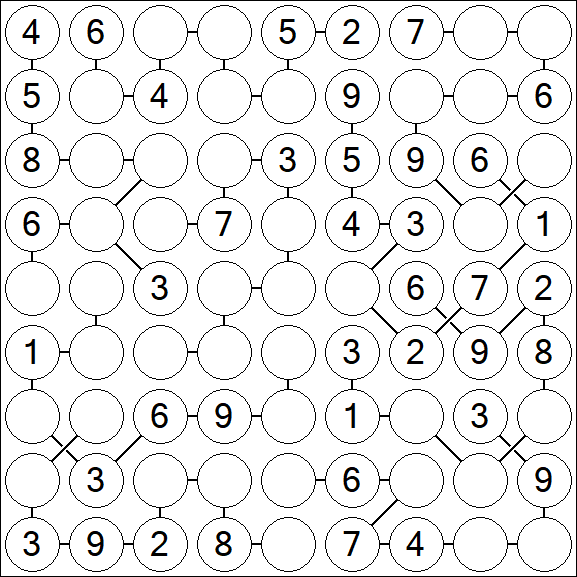 Chain Sudoku - Moyen