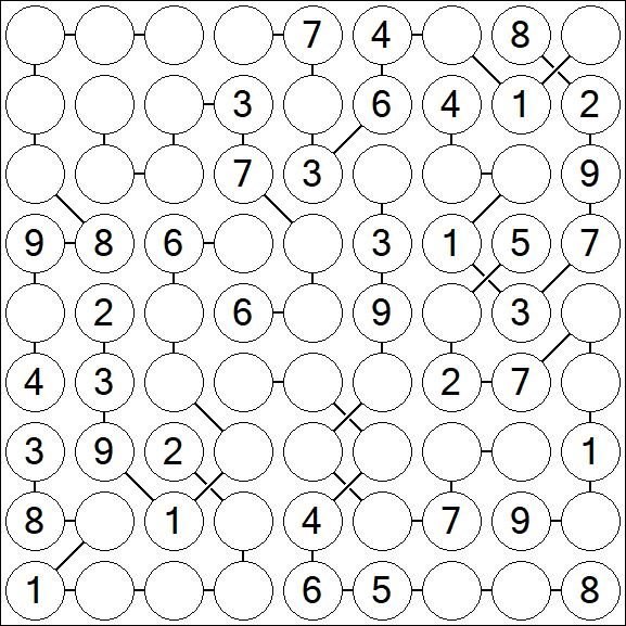 Chain Sudoku - Moyen