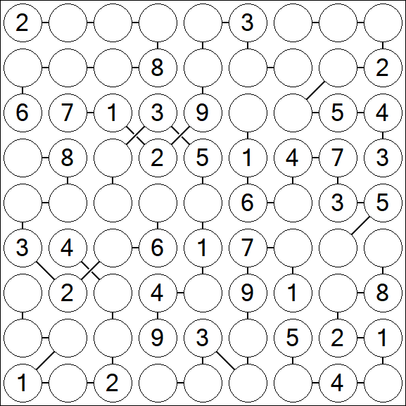 Chain Sudoku - Moyen