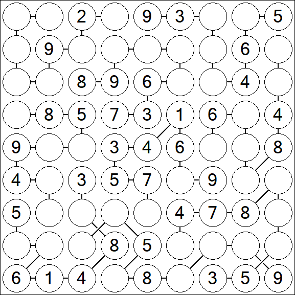 Chain Sudoku - Moyen