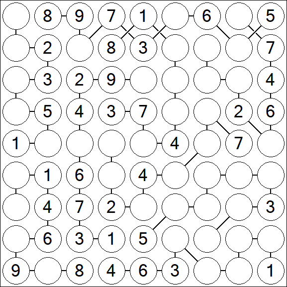 Chain Sudoku - Moyen