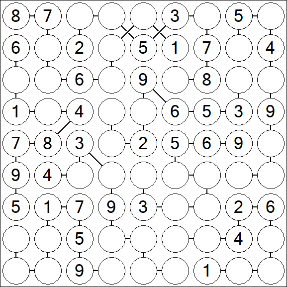 Chain Sudoku - Moyen