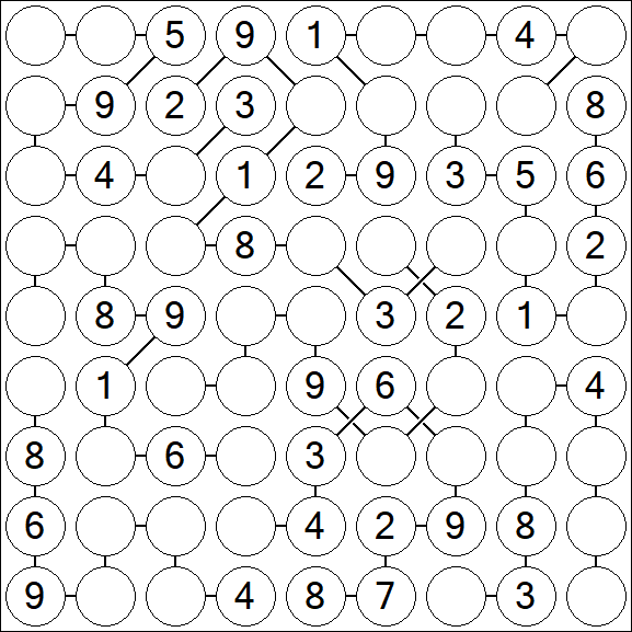 Chain Sudoku - Moyen